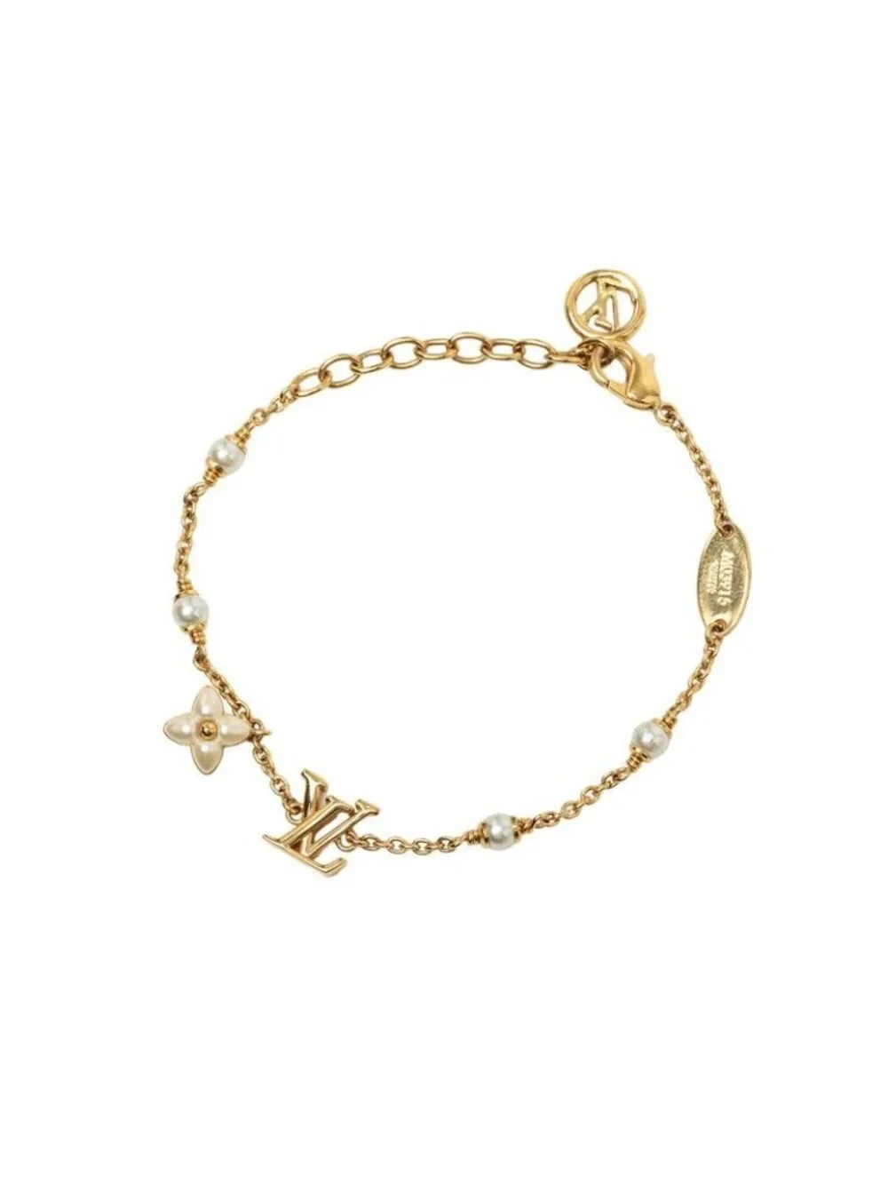 Louis Vuitton Bracelet LV Floragram XS Gold Plating